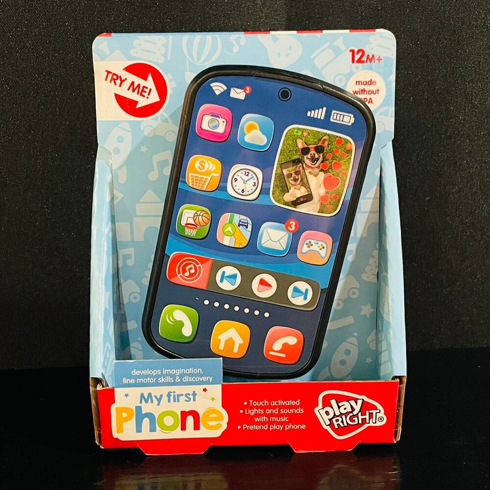 Play Right My First Cell-Phone Toy for Toddlers Kids Ages 12+M